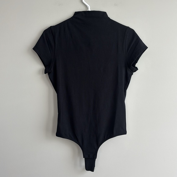Madewell Mockneck Thong Bodysuit - Picture 3 of 11
